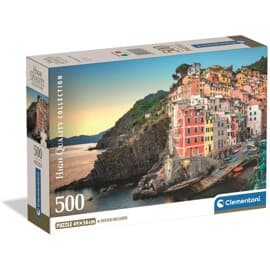 Clementoni Puslespill 500 Biter CB Riomaggiore Kyst
