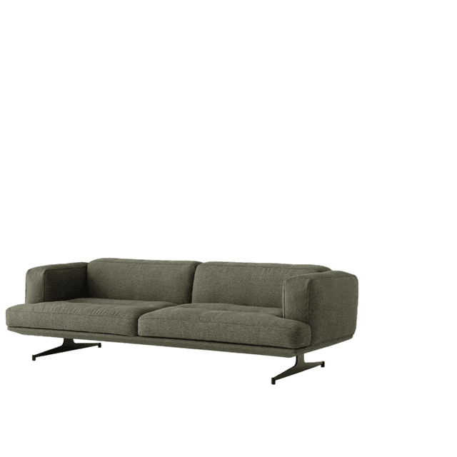 &Tradition Inland AV23 Sofa 3-seter Leire 0014/varm Sort