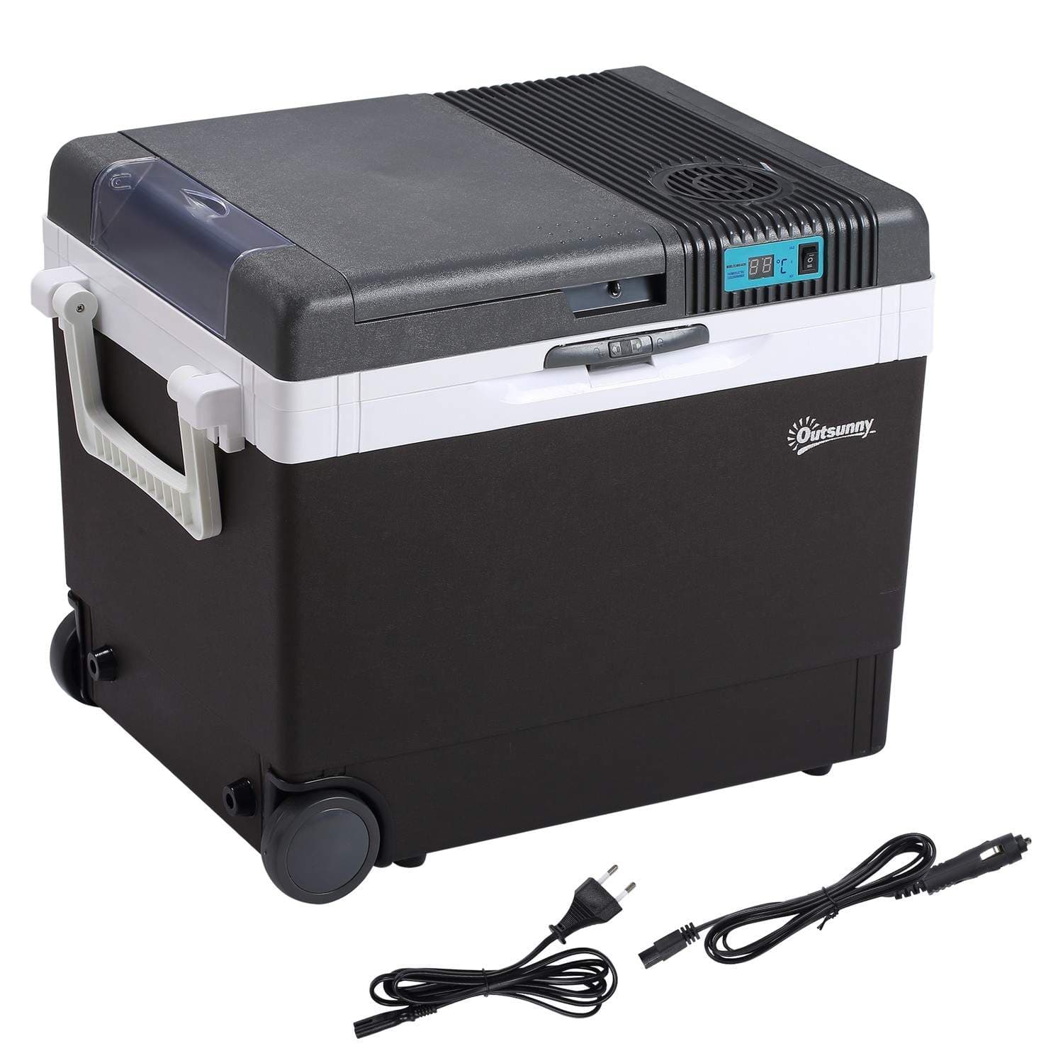 Bærbart bilkjøleskap 33L for Camping Grey