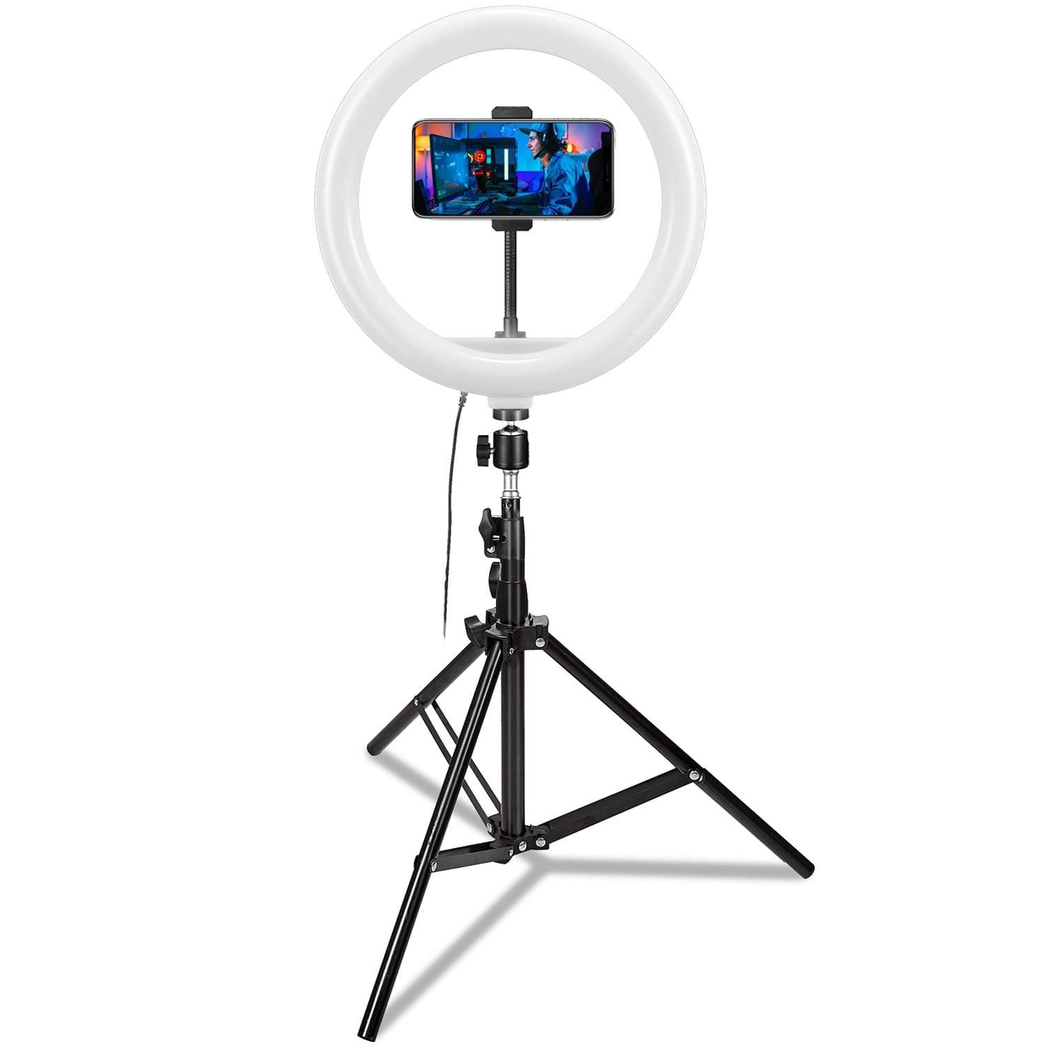 CLICKRINGUSB 12" Ringlys med 1,6m stativ view 2