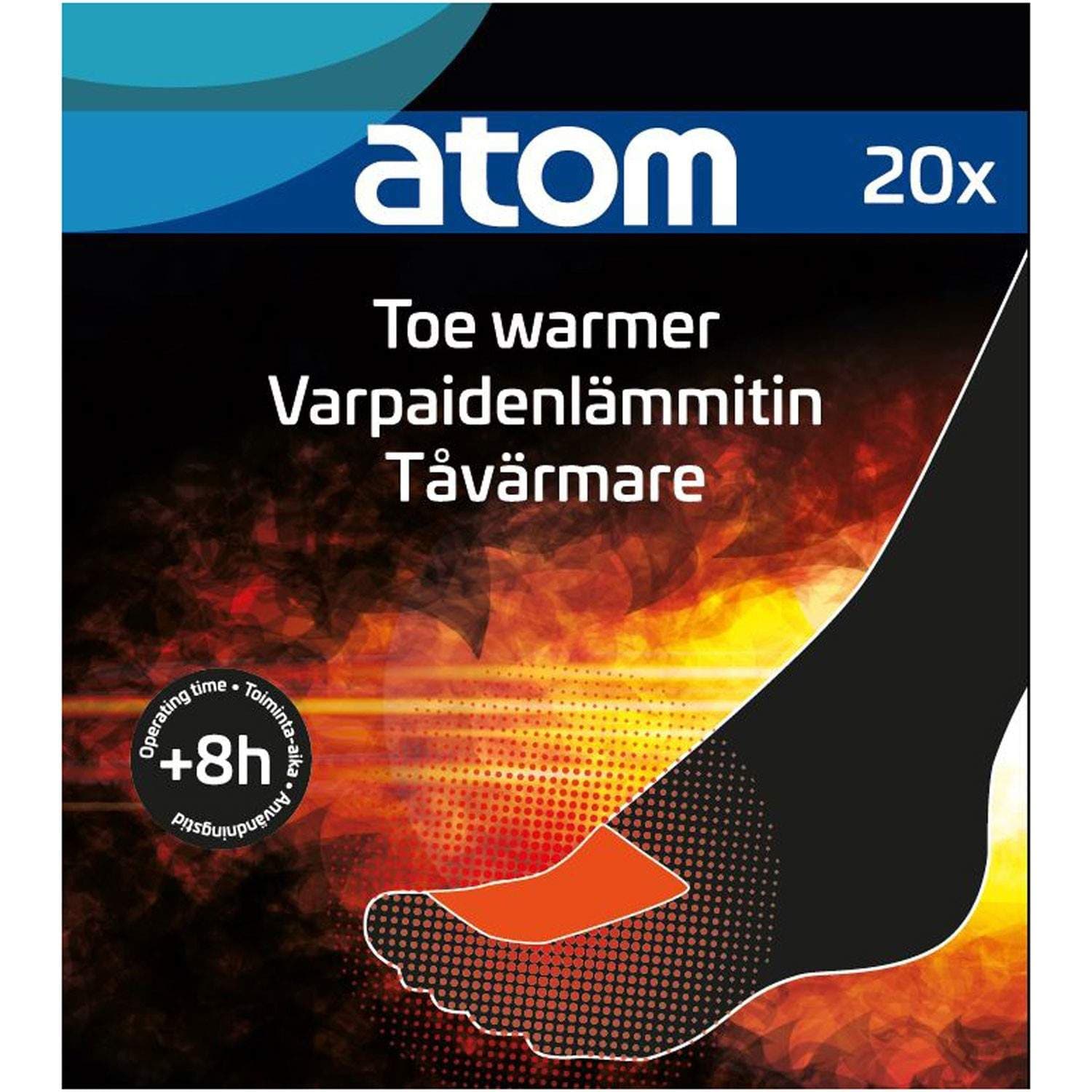 Atom Tåvarmer 20 stk.