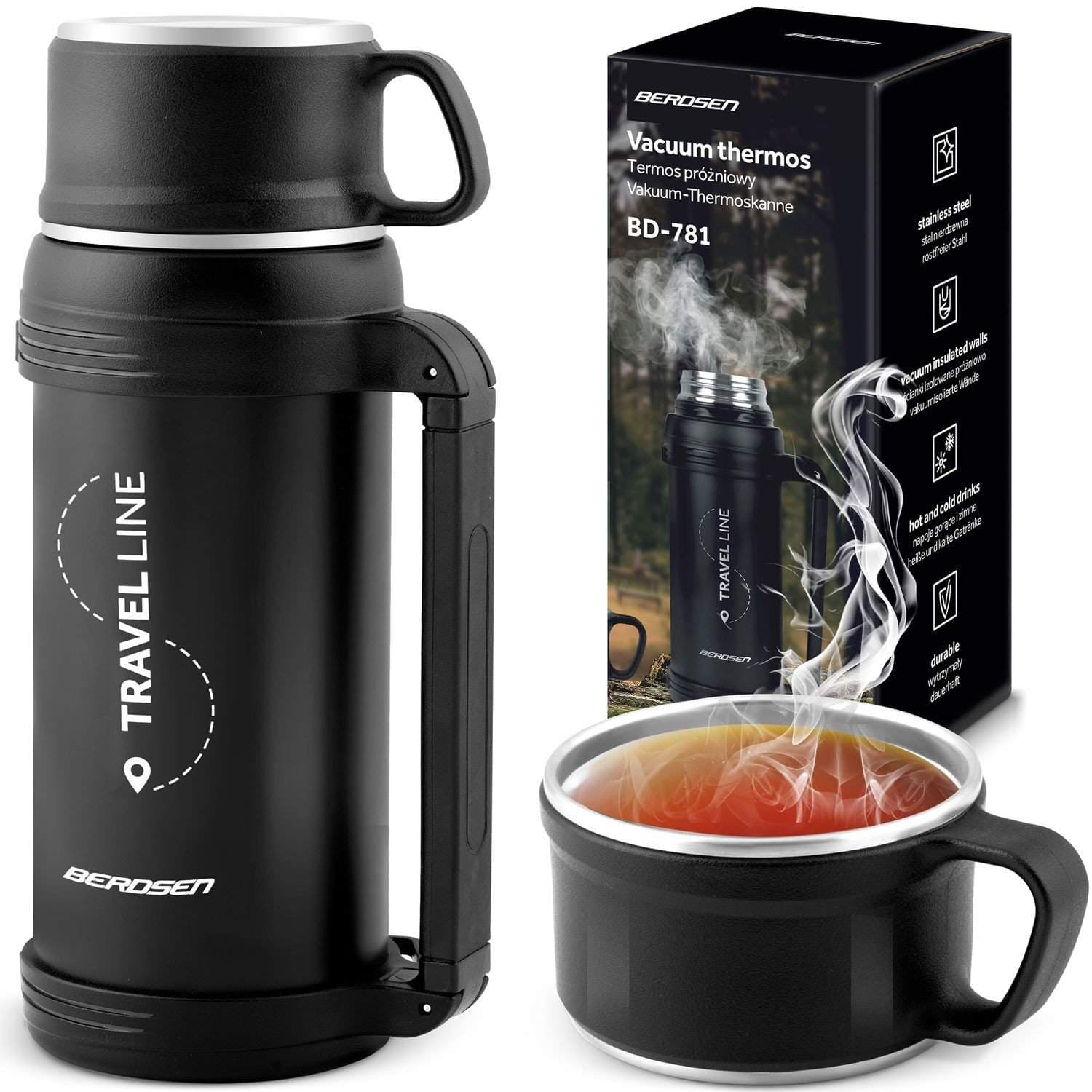 Vakuum termos 1500 ml BD-781 sort