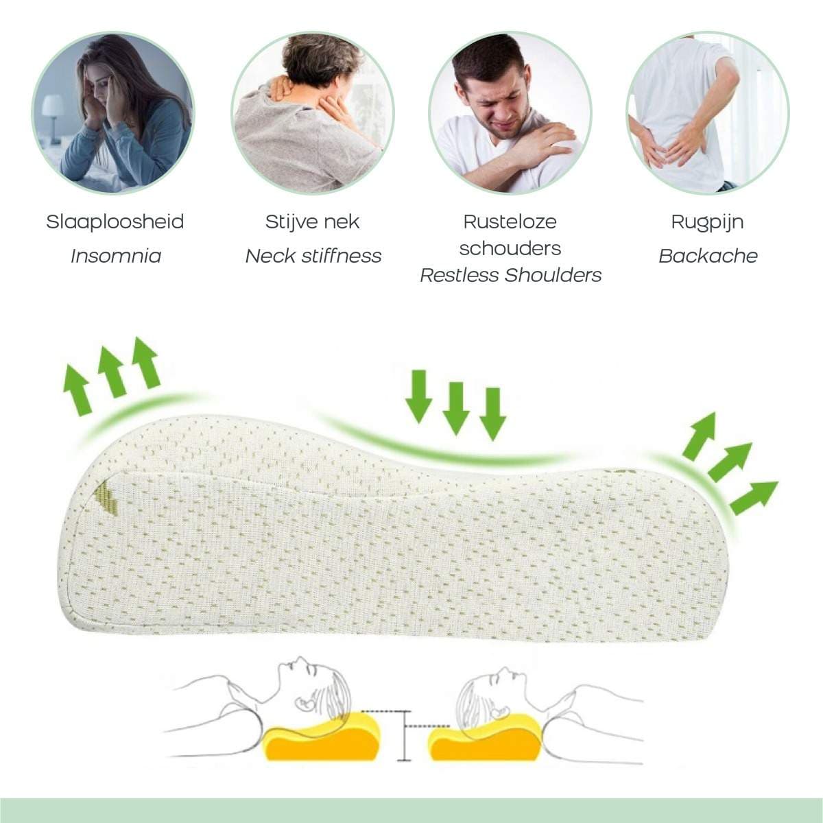 Bambusminneskumpute – ergonomisk, allergivennlig view 2