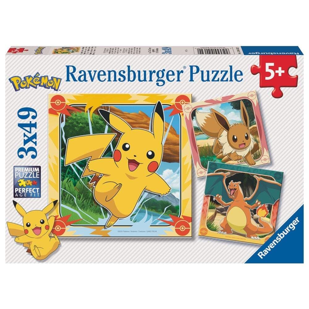 Pokemon Puzzle 39-delers sett for barn og voksne