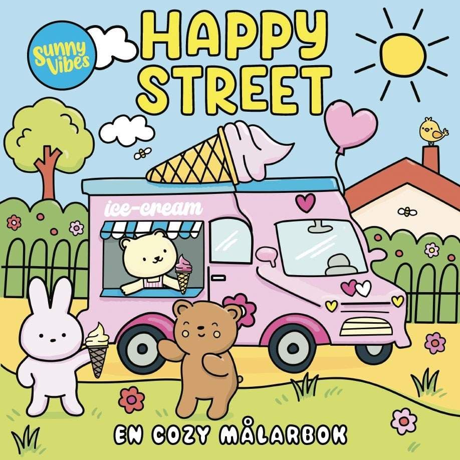 Fargebok: Koselig Happy Street