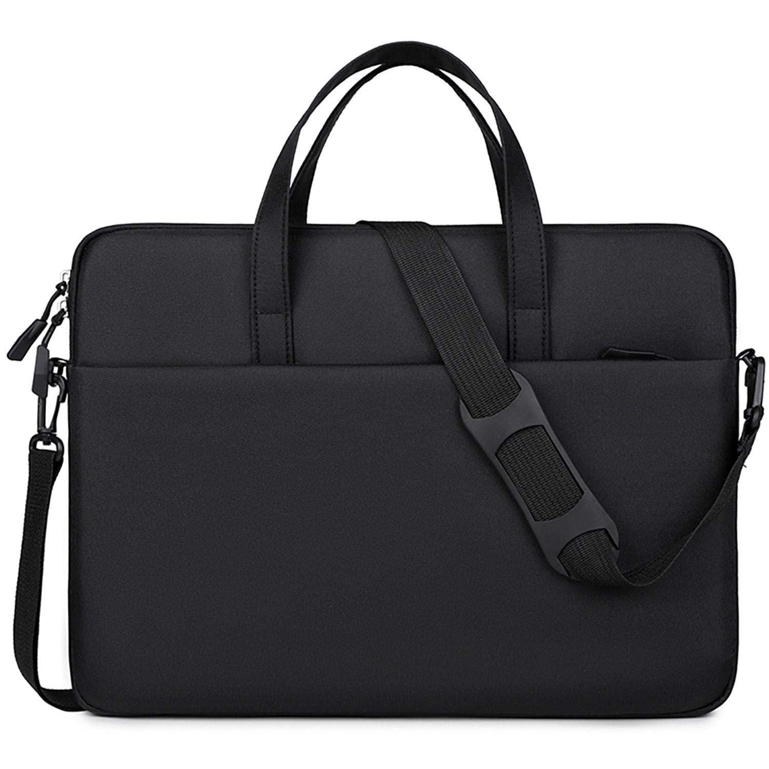 Laptopveske Slim 15,6" Svart – Polstret, Skulderstropp view 2