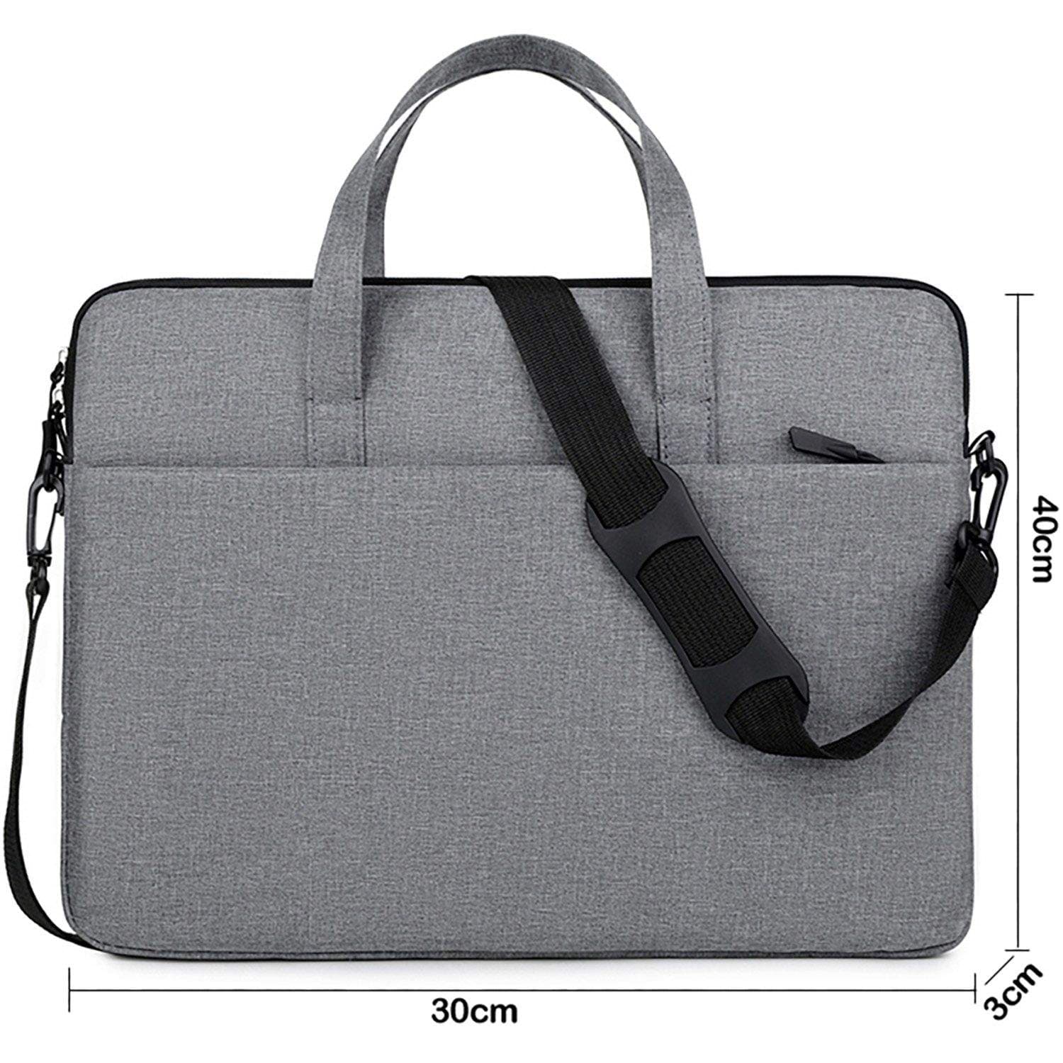 Laptopveske Slim 15,6" Blå – Polstret, Skulderstropp view 2