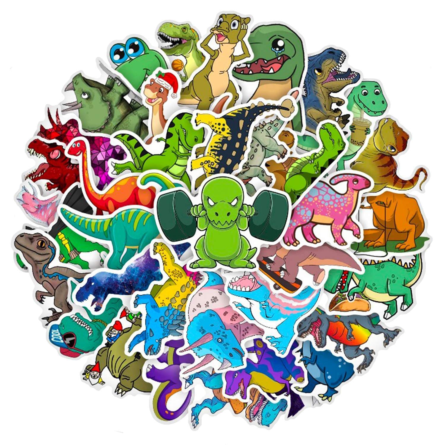 Pakke med Klistremerker - Dinosaurer 2