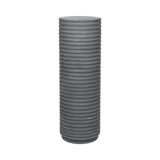 Broste Copenhagen Rillo podium Ø36XH106CM - grå