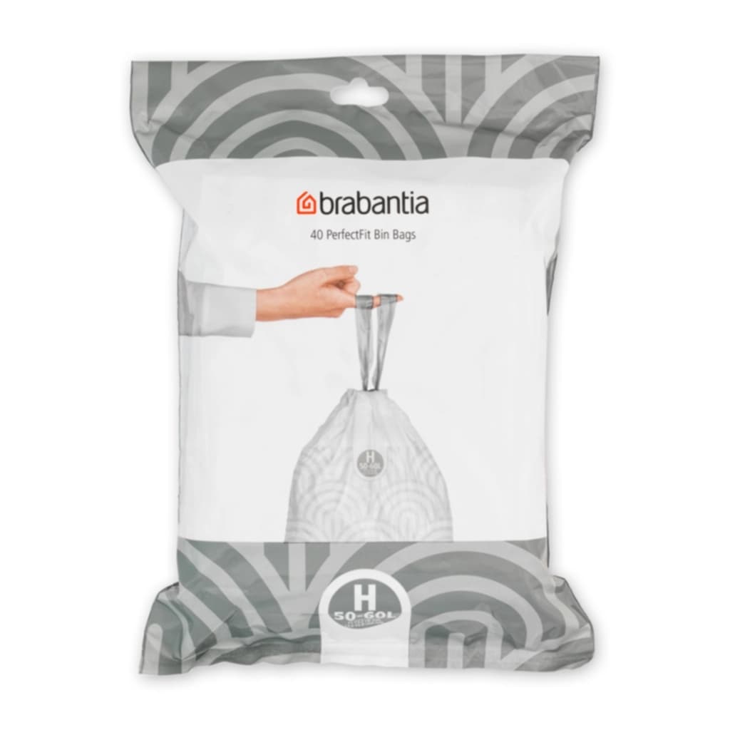 Brabantia Avfallsposer Brabantia PerfectFit H, 50-60 l Dispenser, 30 p 138744 Tilsvarer: N/A