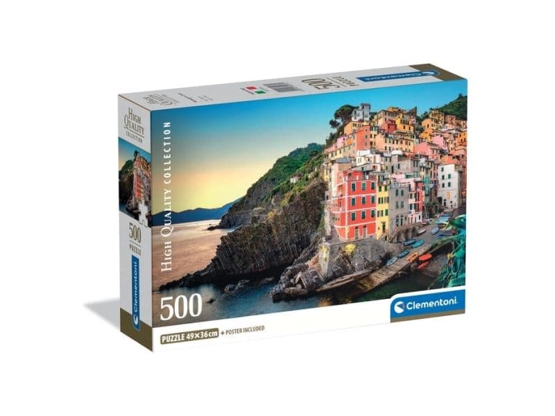 Clementoni Puzzle Compact Riomaggiore Coast 500 elementer (35576)
