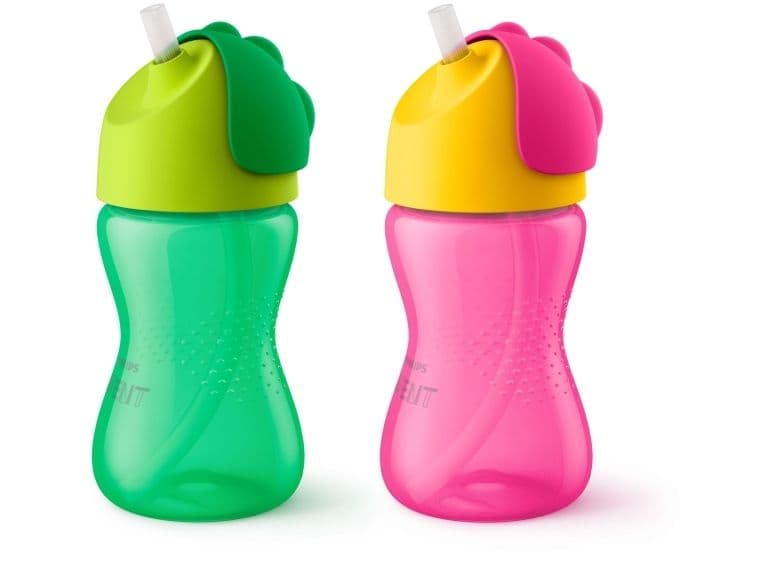 Philips AVENT SCF798/00 Kopper med sugerør, Konvertibel flaske/kopp, 1 måned(er), Flerfarget, Flip-top lokk, Indonesia, 300 ml
