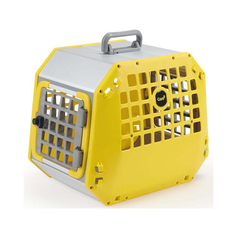 Mim Care2 Hundebur Transport Bilsetebur - Large - Gul