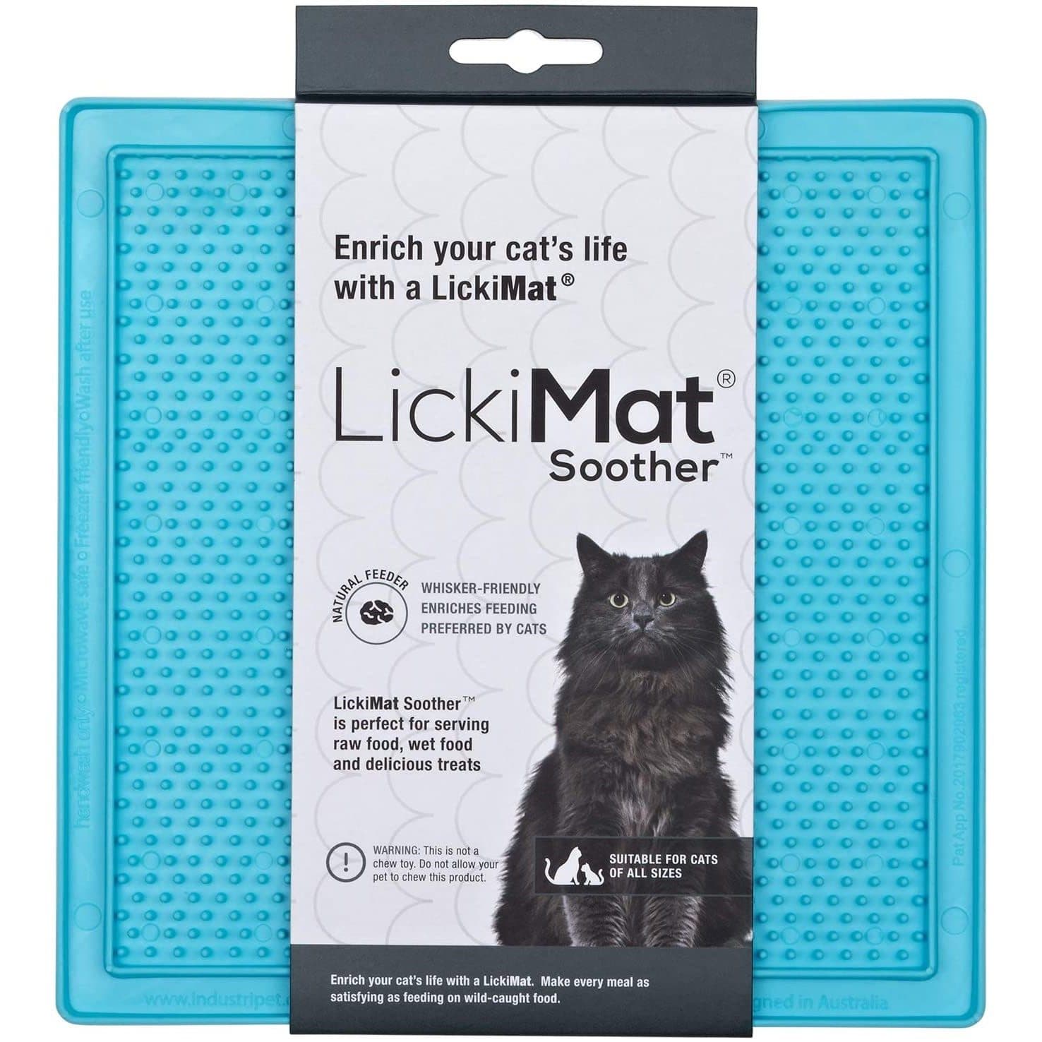 LickiMat Cat Soother spisematte - Lysebl?