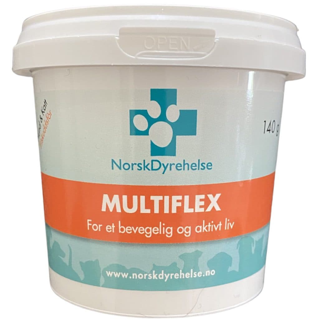 Norsk Dyrehelse MultiFlex Kosttilskudd Hund - 140 gram