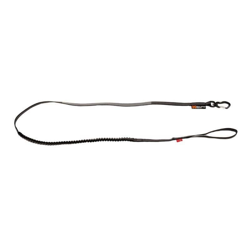 Non-Stop Dogwear Touring Bungee Leash Hundekobbel Strikk - 2m/23mm - Svart/Gr?