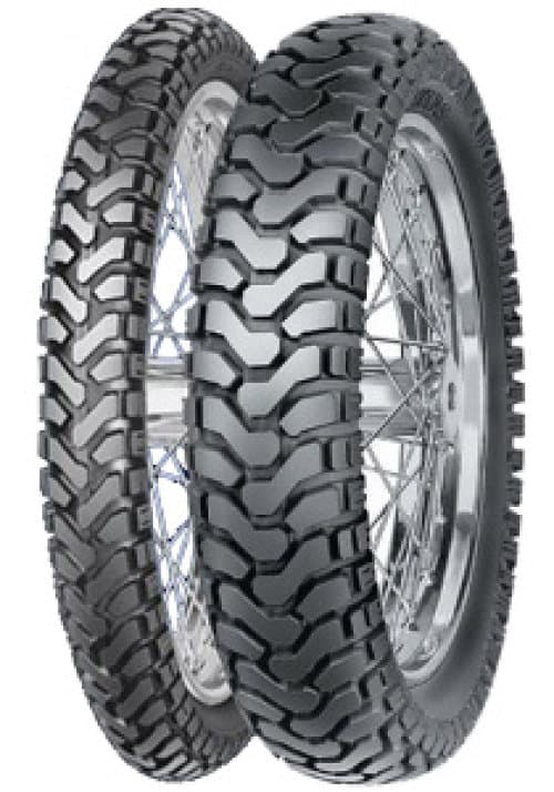 Mitas E-07 ( 140/80-18 TL 70T bakhjul, M+S merking, Gummiblanding Dakar, gelb )