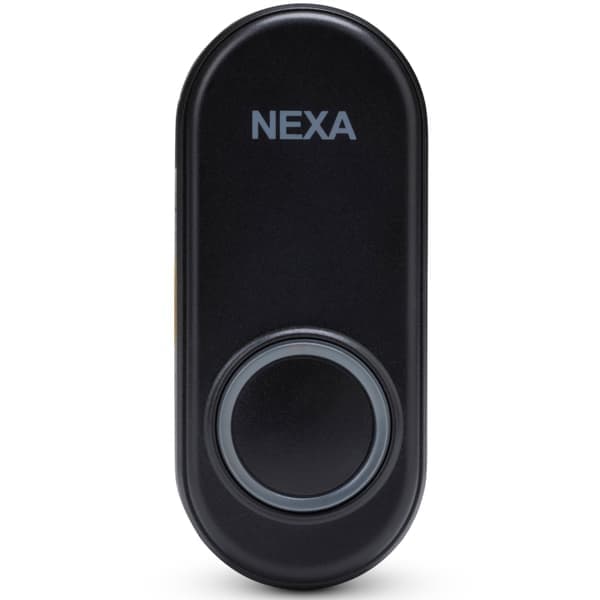 Nexa MLT-1925 Trykknapp for trådløs dørklokke, svart