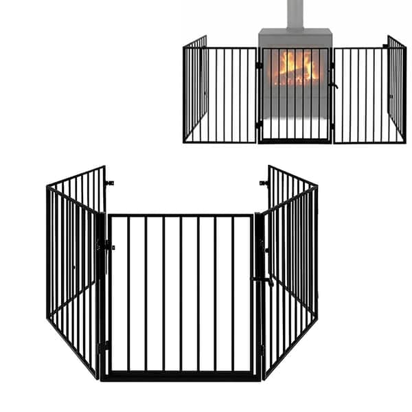 Peisbeskytter for åpen peis - Justerbar sikkerhetsgrind