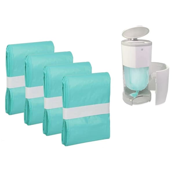 Refillposer til bleiebøtte 16 L – Lukttette bleieposer - 8-Pack
