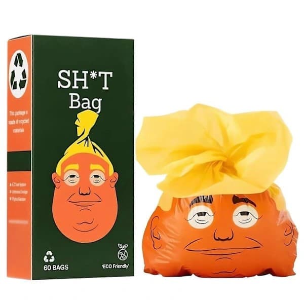 Presidential Poop Bags Kraftige Lekkasjesikre Komposterbare Hundebæsjposer for Daglige Turer 60-pakning