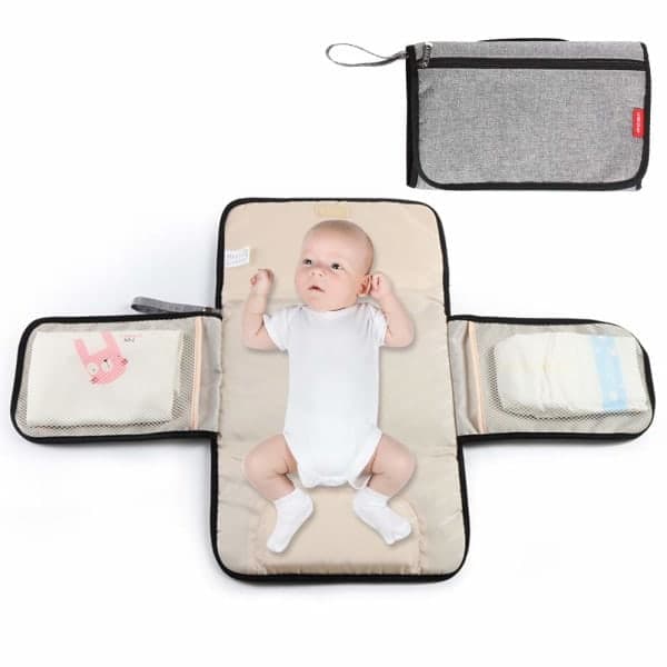 Baby stelleveske med stelleunderlag for utflukt/Stelleveske, røkt