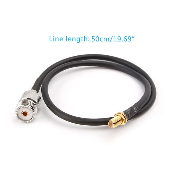 SMA Hunn Til UHF SO239 PL259 Hunn RG58 Pigtail Kabel RF Koaksialmontering Kabel