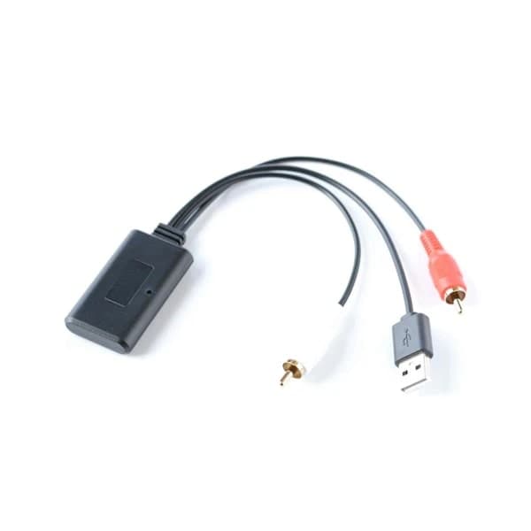 Bil Universal Trådløs Bluetooth-modul Musikkadapter Rca Aux Audiokabel Usb-drevet, A