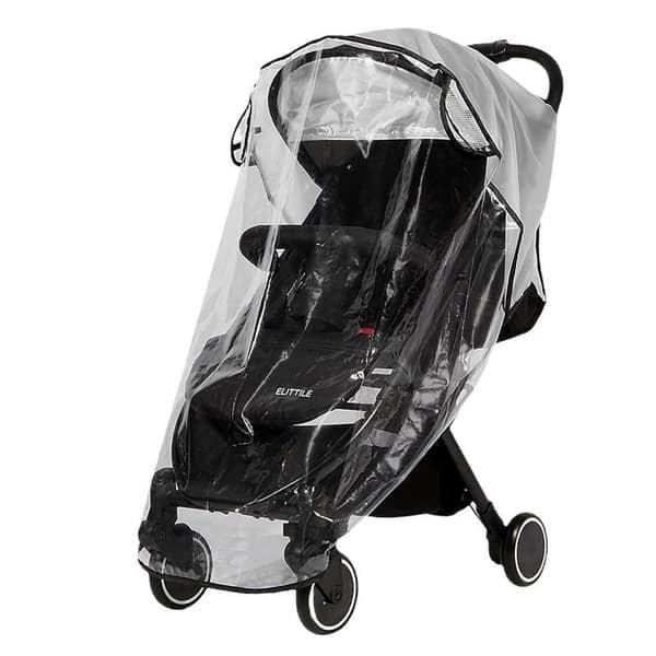Universelt regntrekk for barnevogn, 5-i-1-beskyttelse - Transparent regntrekk for barnevogn