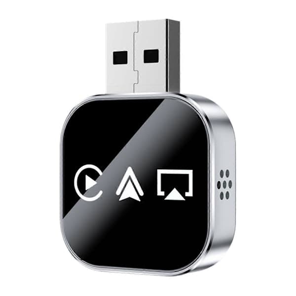 2026 Oppgradering 3 i 1 Trådløs Carplay Mirror Link-adapter for iPhone/Apple/Android-telefon til bilskjerm, automatisk tilkobling