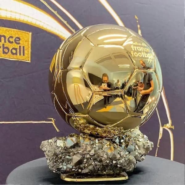 Ballon d'Or Trofé Samleobjekter 21cm Beste Gaver til Fotballfans og Samlere