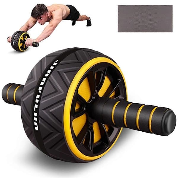 Abdominal Roller Treningshjul Fitnessutstyr Stille Rulle For Armer Rygg Mage Kjernetrener Kroppsform Med Gratis Knepute For Menn og Kvinner