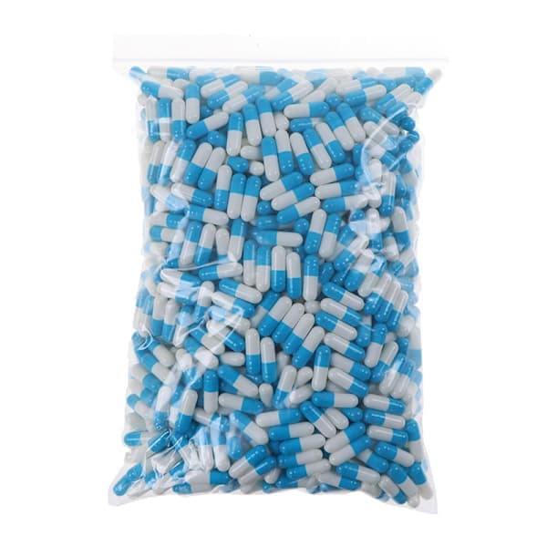 1000 Tomme Hard Gelatin Kapsler Størrelse 0# Gel Medisin