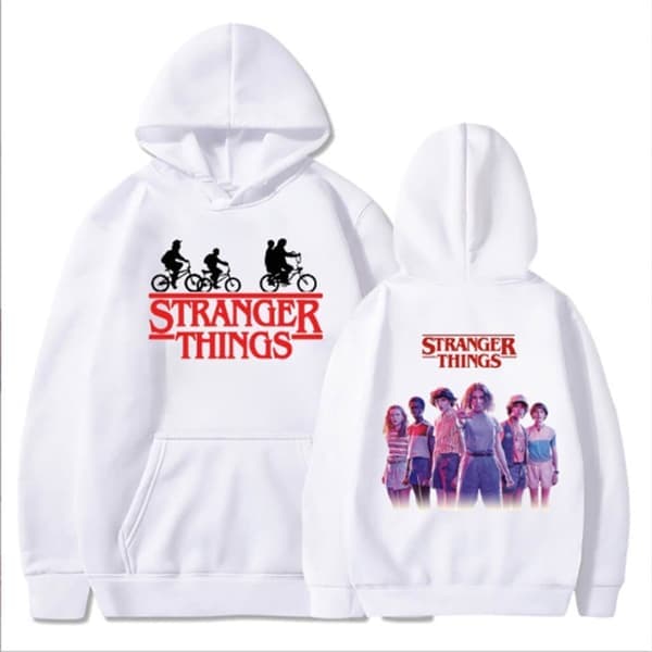 Stranger Things Hettegenser/Pullover - Høst/Vinter Hvit