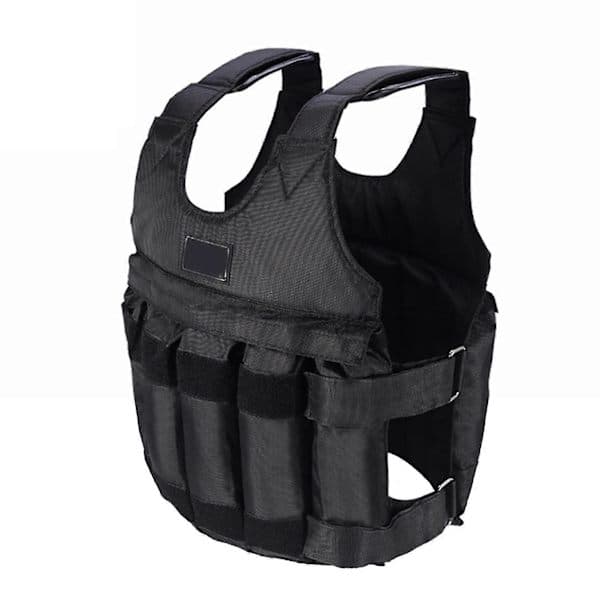 Justerbar vektvest for trening 50kg Treningsjakke Gym Trening Boksing Vest Treningsutstyr