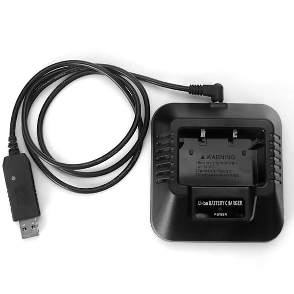 USB-batterilader for Baofeng UV-5R UV-5RE DM-5R Walkie Talkie