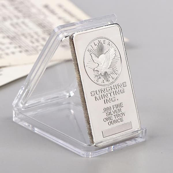 The United States Sveits 1 Oz Sølvbarre Minne Myntsamling