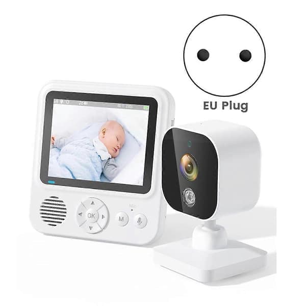 2.8-tommers trådløs skjerm med kamera, toveis lyd, videosamtale, IPS-skjerm, videotelefon
