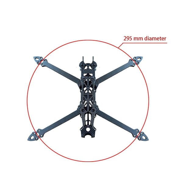 Mark4 7 Tommers Bærbar Praktisk Karbonfiber HD Versjon Rack Drone Fpv Karbonfiber Drone, med Pri