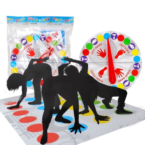 Twister-spill - gulvspill med lekematte