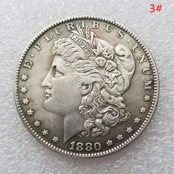 1 stk 1878-1887 USA Morgan Silver Dollar $1 minnemynter C