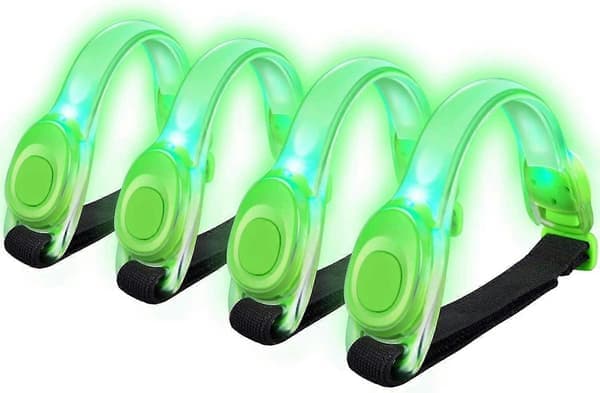 4 stk LED-armbånd Refleks LED-armbånd for løping og jogging (FMY)