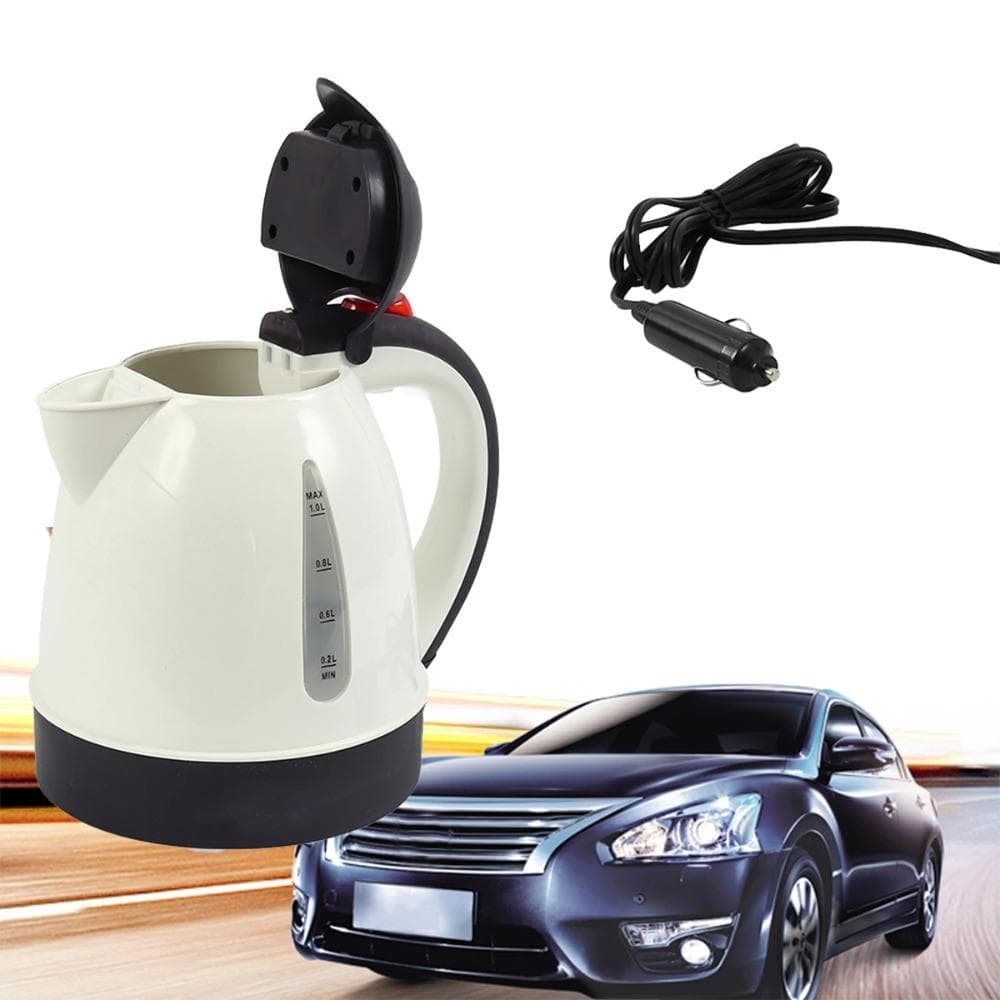 12V 24V Lastebil Oppvarmbar Tekanne Bærbar Bil Oppvarmbar Vannflaske Bil Elektrisk Vannkoker Reise