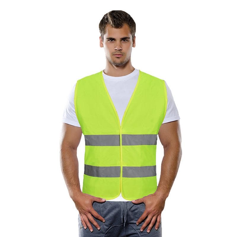 Bilrefleksvest Sikkerhetsvest Sikker beskyttelsesenhet for løping Sykkelsportsvest Oransje