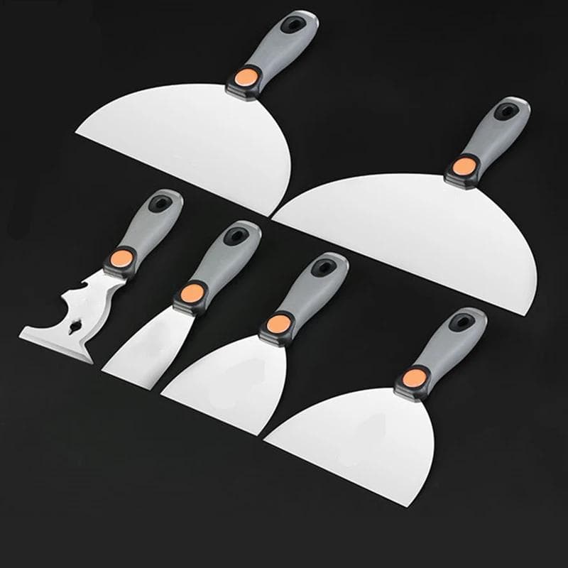 Rustfritt stål gipsskrape (FO4040-FO4045)-Multifunksjonell sparkelspade/sparkel for innvendig/utvendig veggreparasjon