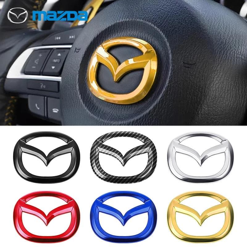 Bilrattklistremerke for Mazda 3 Axela 6 Atenza CX-5 2 Demio CX-3 CX-30 MX5 CX30 Emblem Dekal Merke Dekorasjon Tilbehør Rød