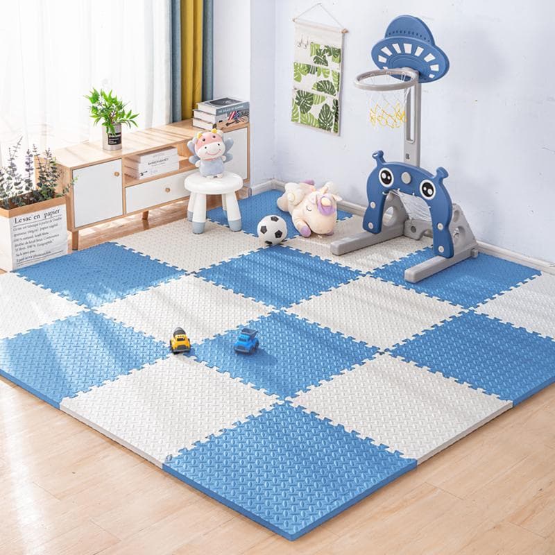 Puslespillmatte For barn Fliser Skum Baby Lekematte Barn Teppematte for hjemmetreningsutstyr Gulvpolstring for barn lys rosa farge