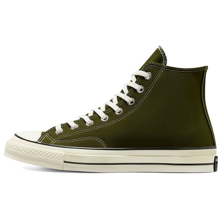 Converse Chuck 70 High Dark Moss Unisex Sneakers Grønn Egret Svart 171565C cm