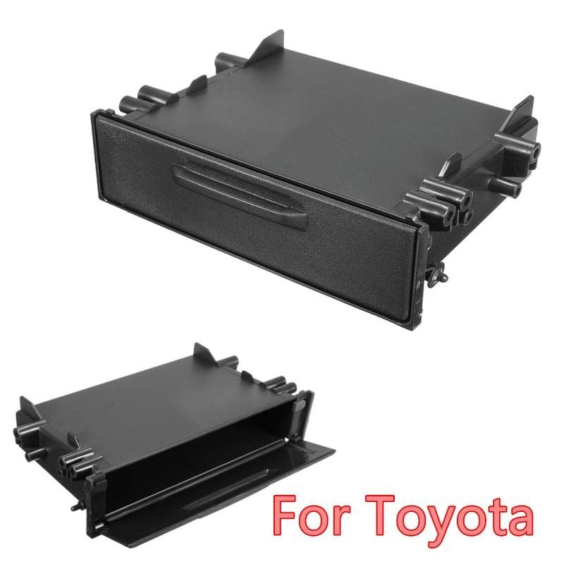 Enkel Din CD-spiller Dash/Radio Stereo Universal Car Storage Pocket Box Trim Kit