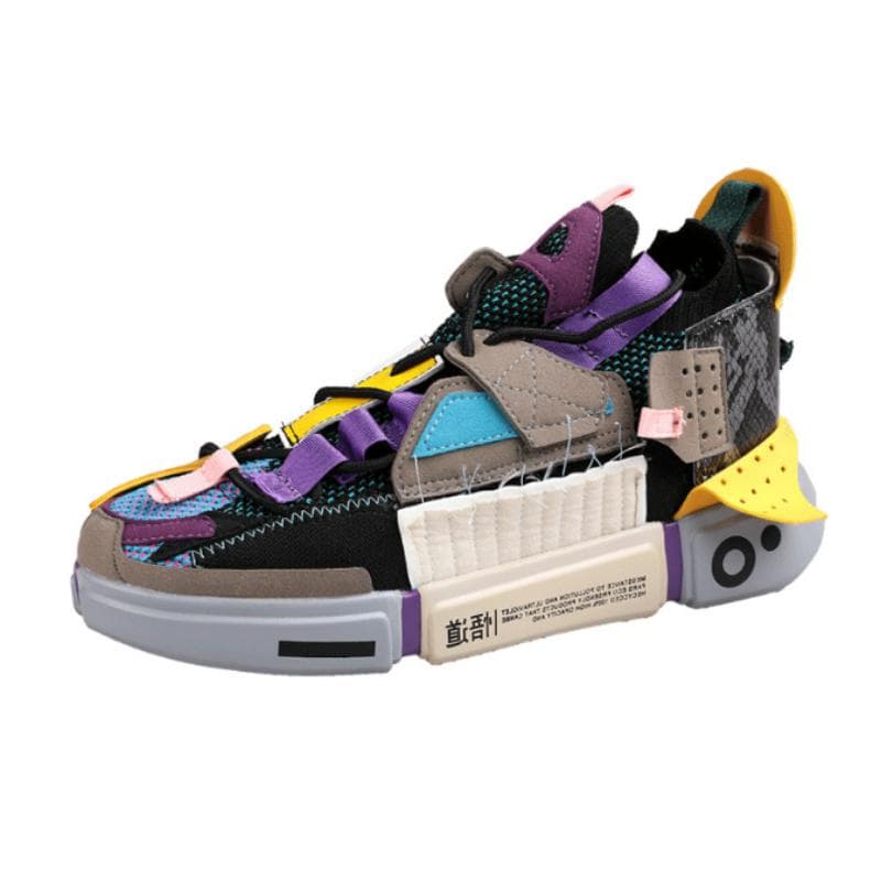 Høykvalitets løpesko for menn Pustende atletisk sportssko Designer komfortable myke joggesko cm flerfarget